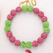 Shamballa Ball Beaded Stretch Bracelet