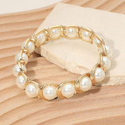 Pearl Beaded Stretch Bracelet