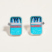 Sardine Can Stud Earrings