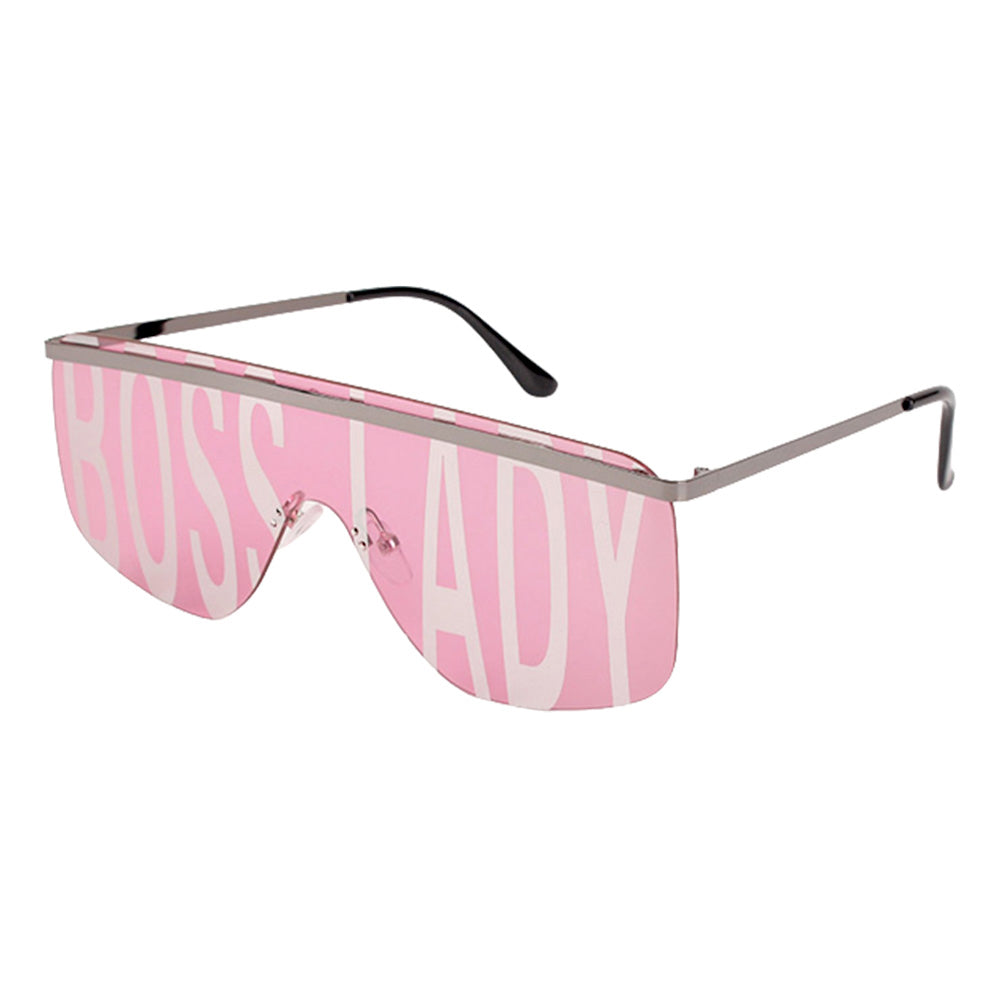 Boss Lady Message Tinted Wayfarer Sunglasses