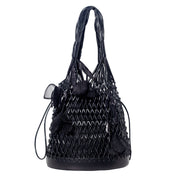 Secret Garden Macramé Tote Bag with Removable Pouch