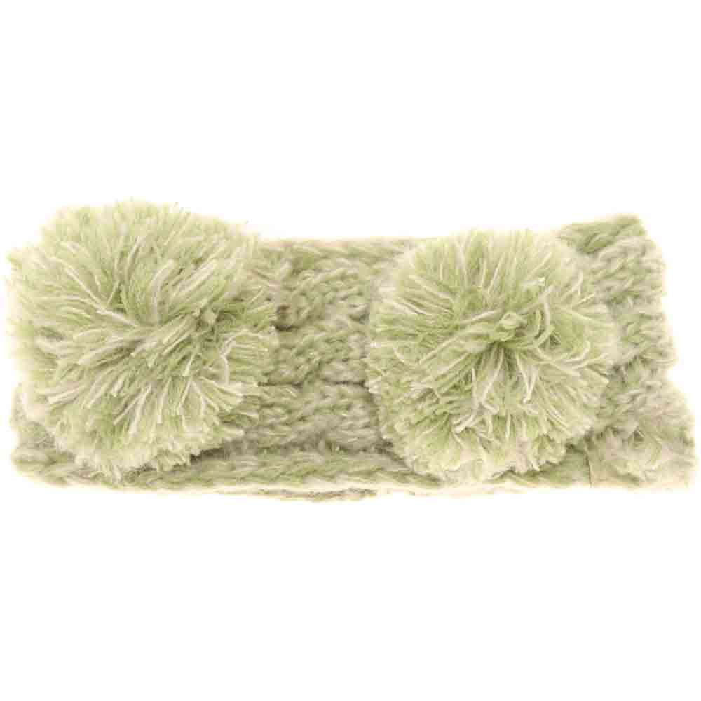 KIDS Multi-tone Double Pom C.C Head Wrap