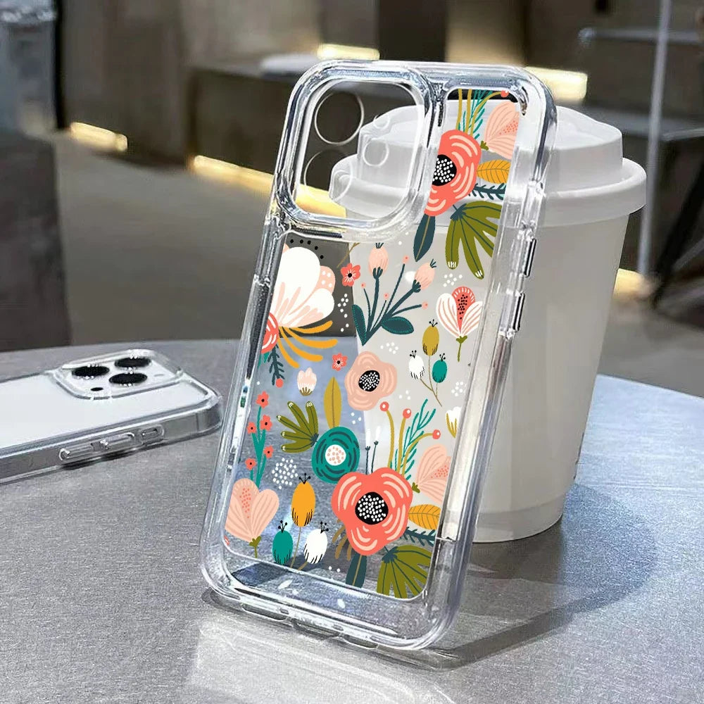 Oil Painting Purple Flower Phone Case