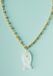 Stoney Fish Necklace