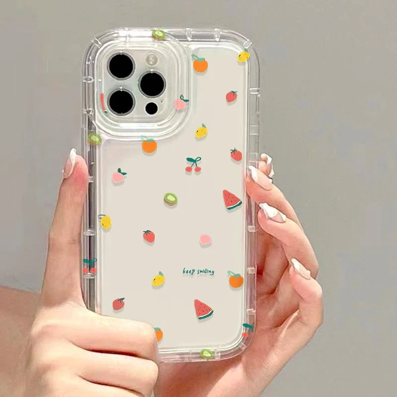 Cartoon Cute Flower Strawberry Phone Case