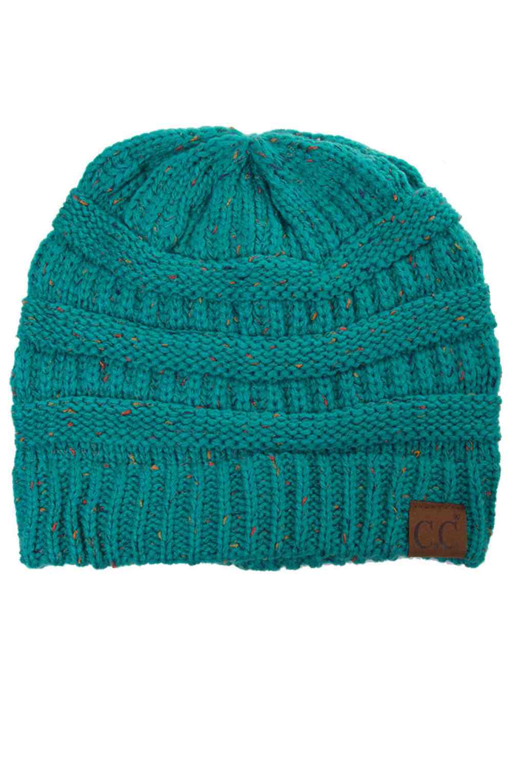 C.C Confetti Cable Knit Beanie