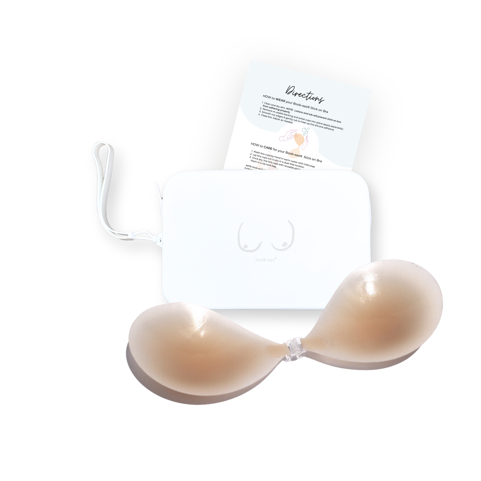Match Maker - Silicone Travel Case + x1  Silicone Stick-On Bra - WSL