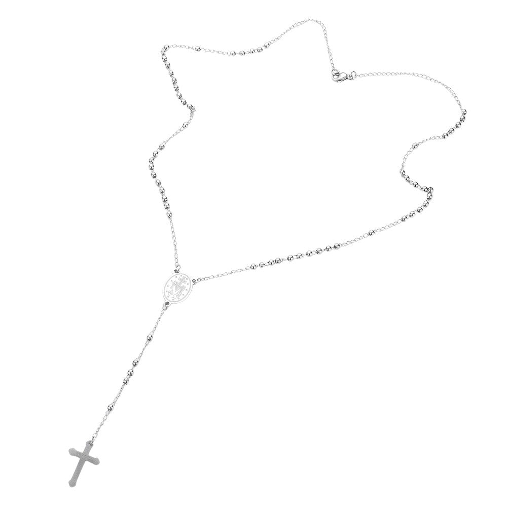 Stainless Steel Rosaries Necklace