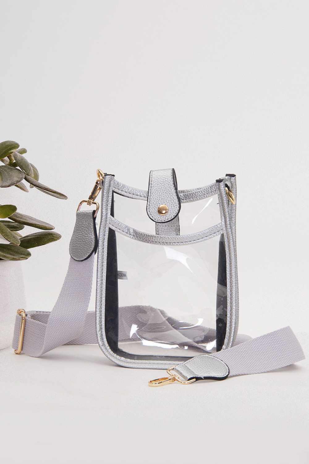 Pretty Clear Stadium Crossbody Mini Bag