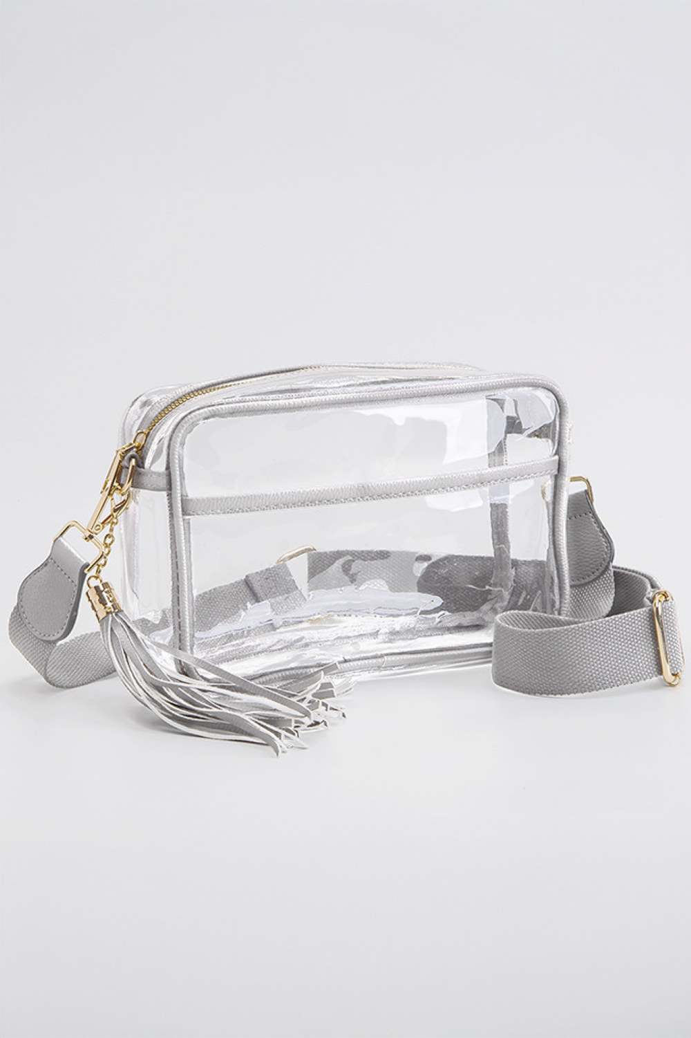 Clear PU Cross Body Camera Bag