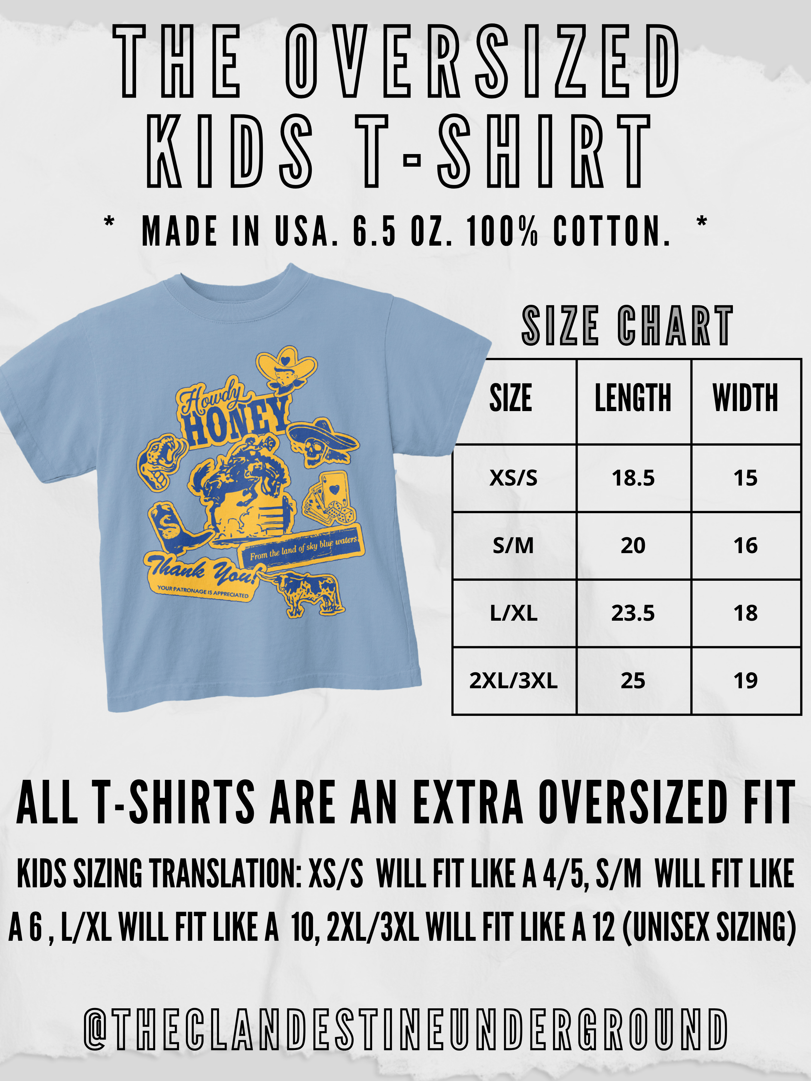 Underground Original Design: * KIDS * The Lake Days Club Boxy Kids T-Shirt