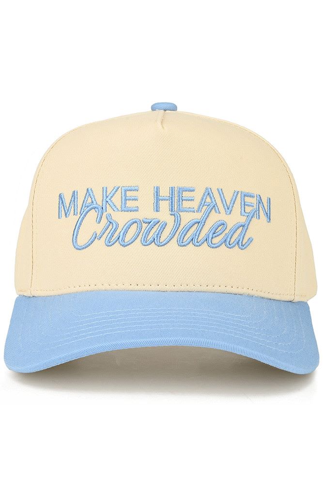 C.C YAHWEH Letter Embroidered on Brim Two Tone Trucker