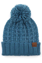 C.C Slipstitch Pom Beanie Hat