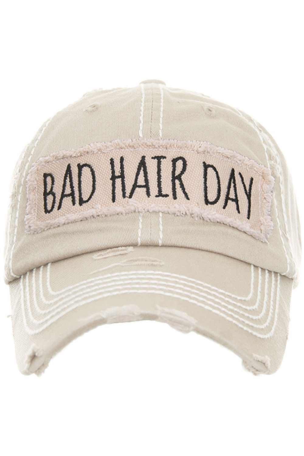 BAD HAIR DAY Washed Vintage Baseball Cap