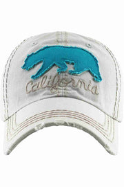 CALIFORNIA BEAR VINTAGE BASEBALL CAP
