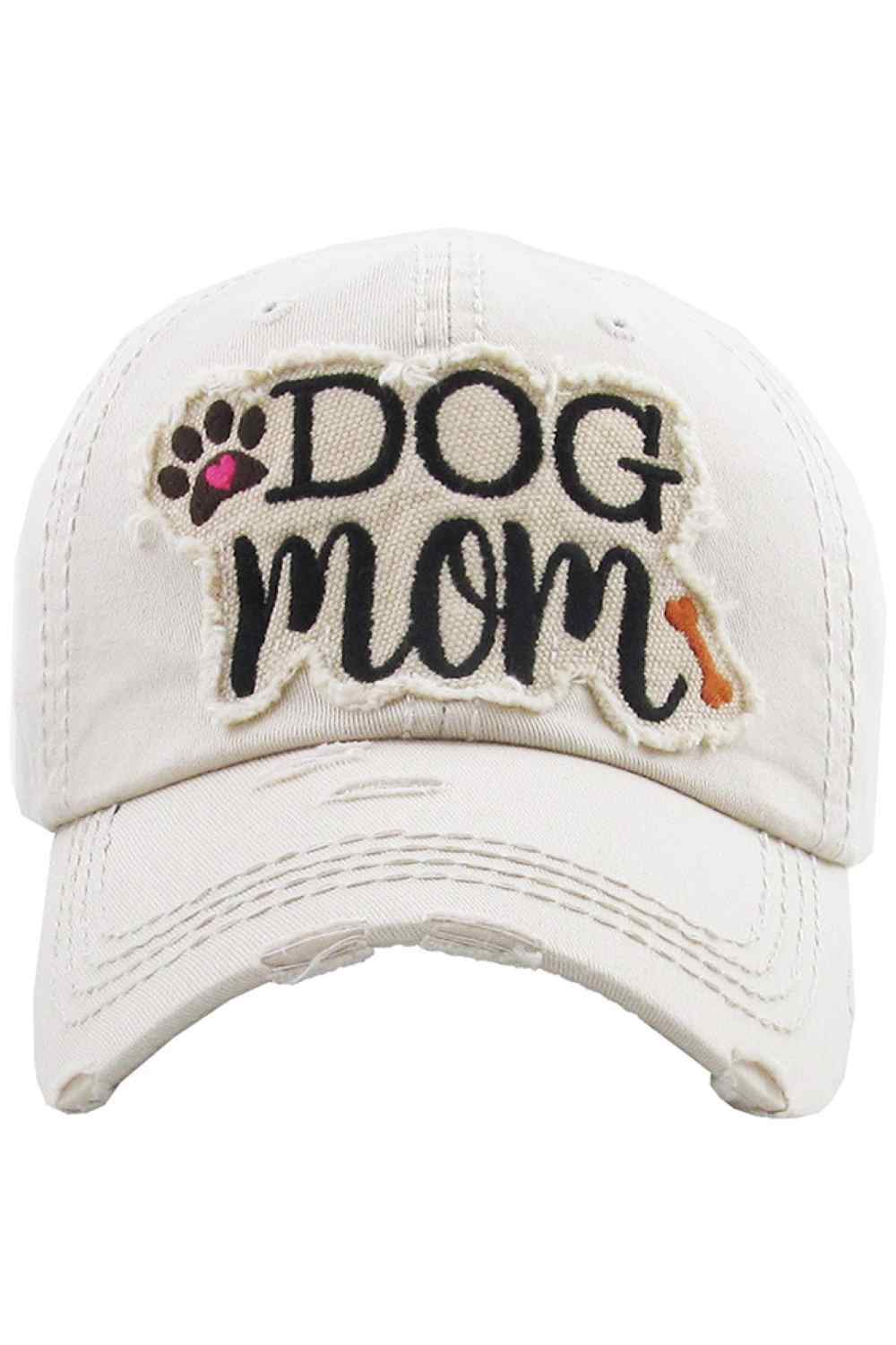 DOG MOM VINTAGE BASEBALL CAP