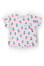 Summer Sweets Ruffle Pocket Tee