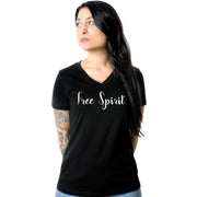 Free Spirit Tapered V-Neck Tee Shirt