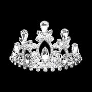 Marquise Teardrop Stone Cluster Embellished Princess Mini Tiara