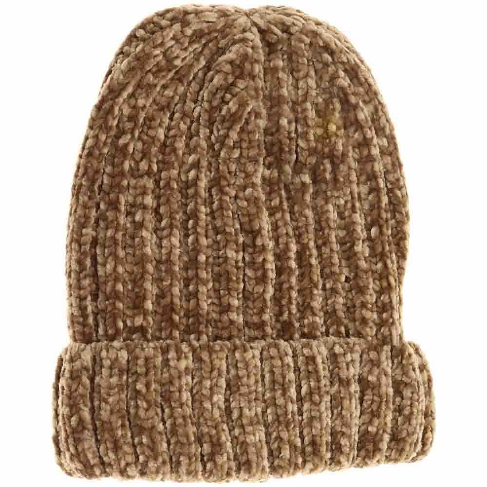 Solid Ribbed Chenille C.C Beanie