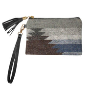 Stylish Western Patterned Wristlet Pouch Bag