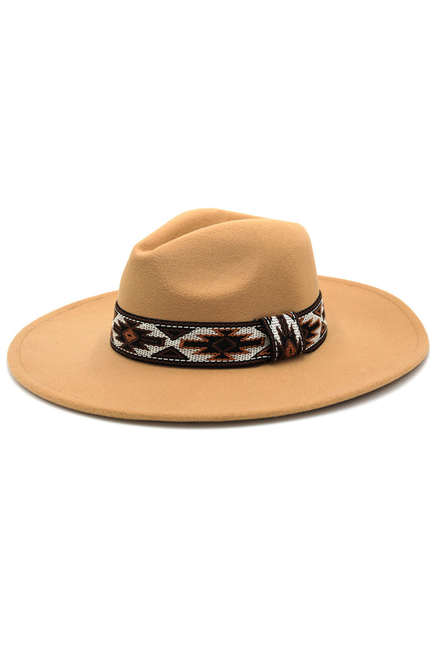 Tribal Band Panama Hat