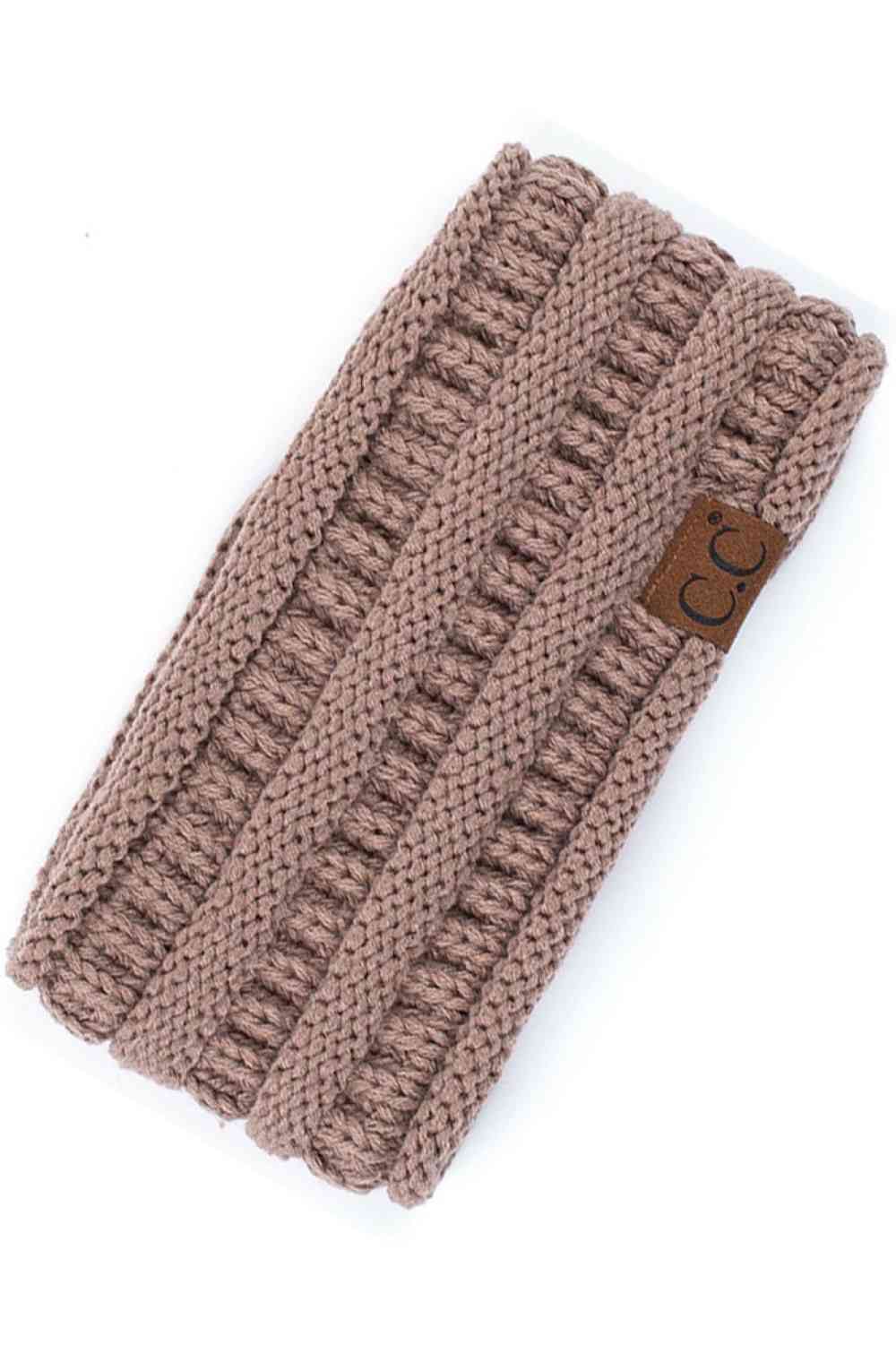 C.C Solid Ribbed Headwrap