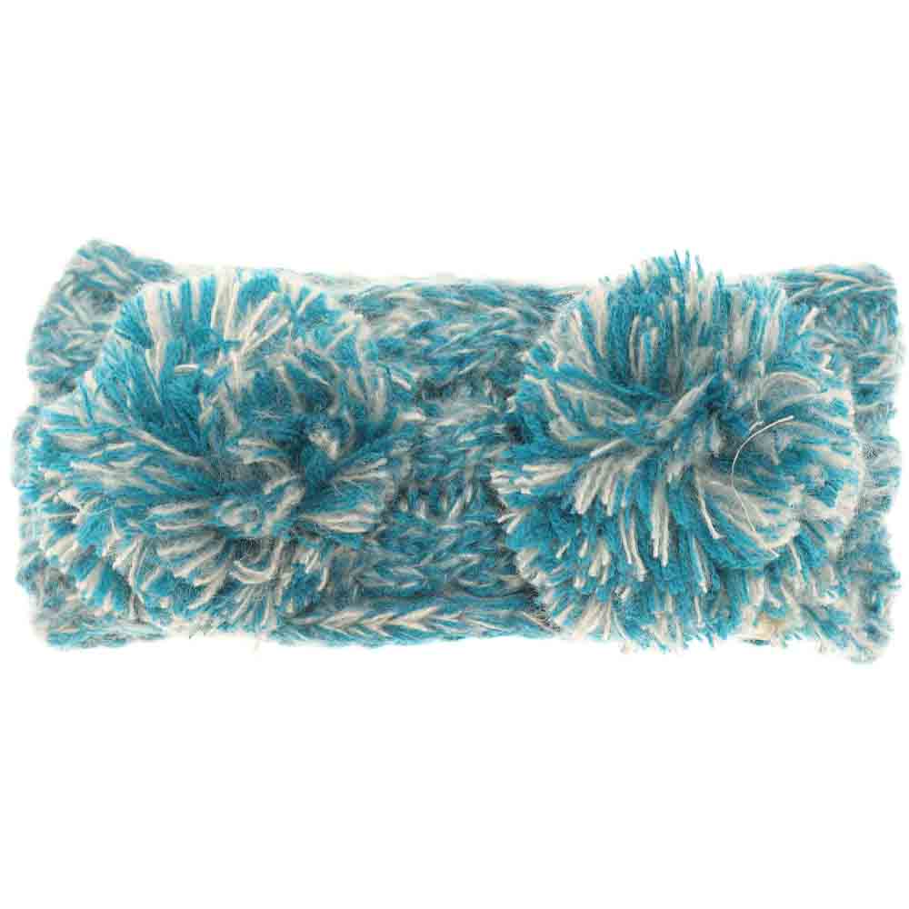 KIDS Multi-tone Double Pom C.C Head Wrap