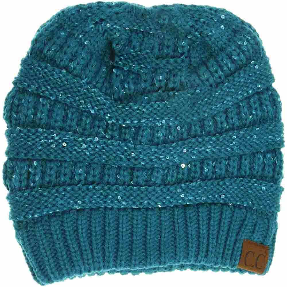 Sequin C.C Beanie Tail Beanie