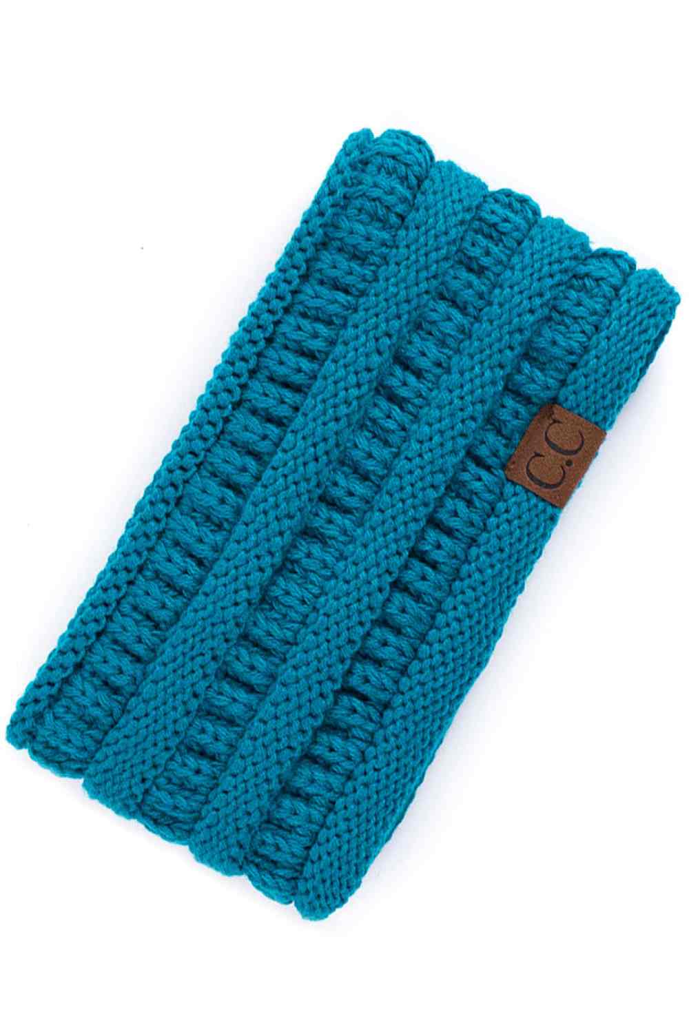 C.C Solid Ribbed Headwrap
