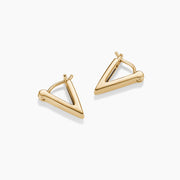 THE A'S (HUGGIE EARRINGS)