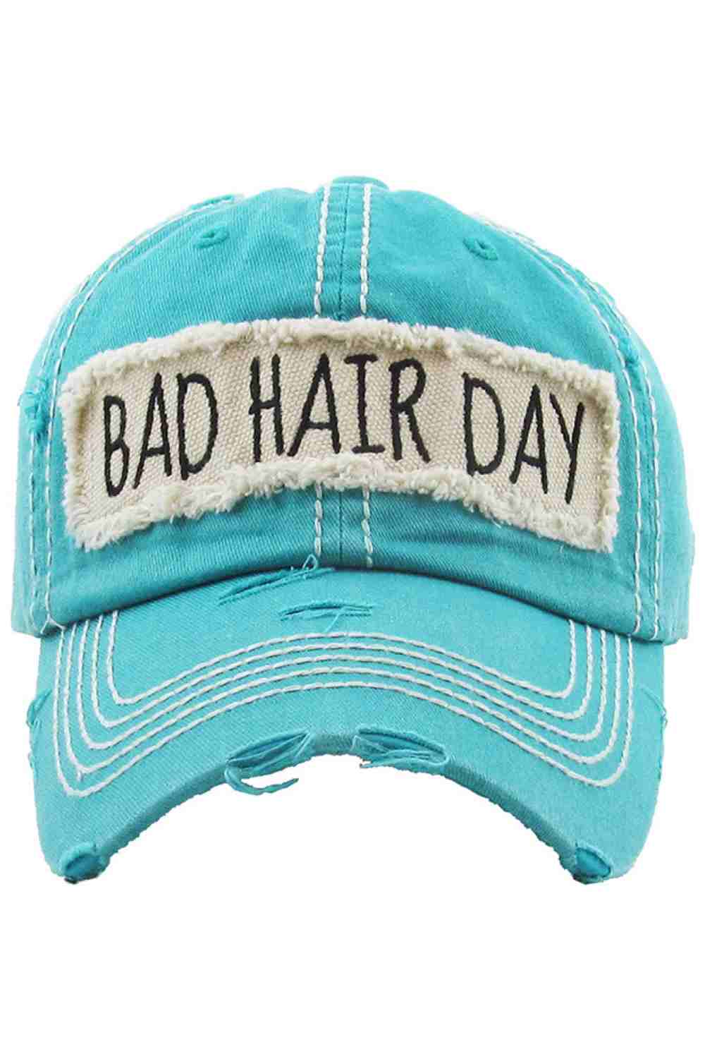 BAD HAIR DAY Washed Vintage Baseball Cap