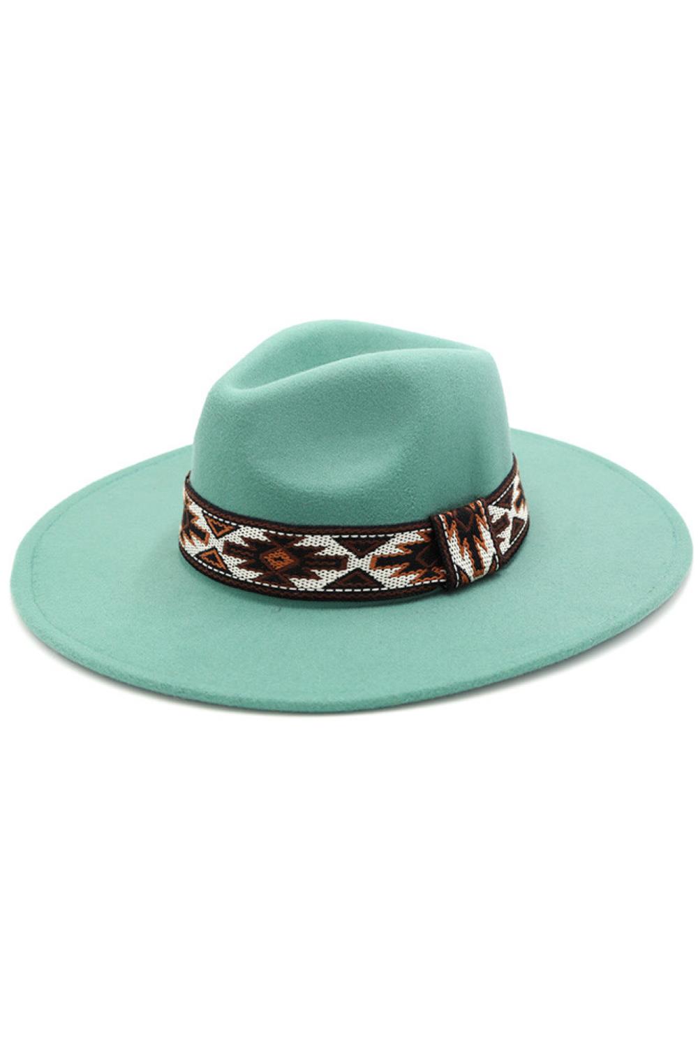 Tribal Band Panama Hat