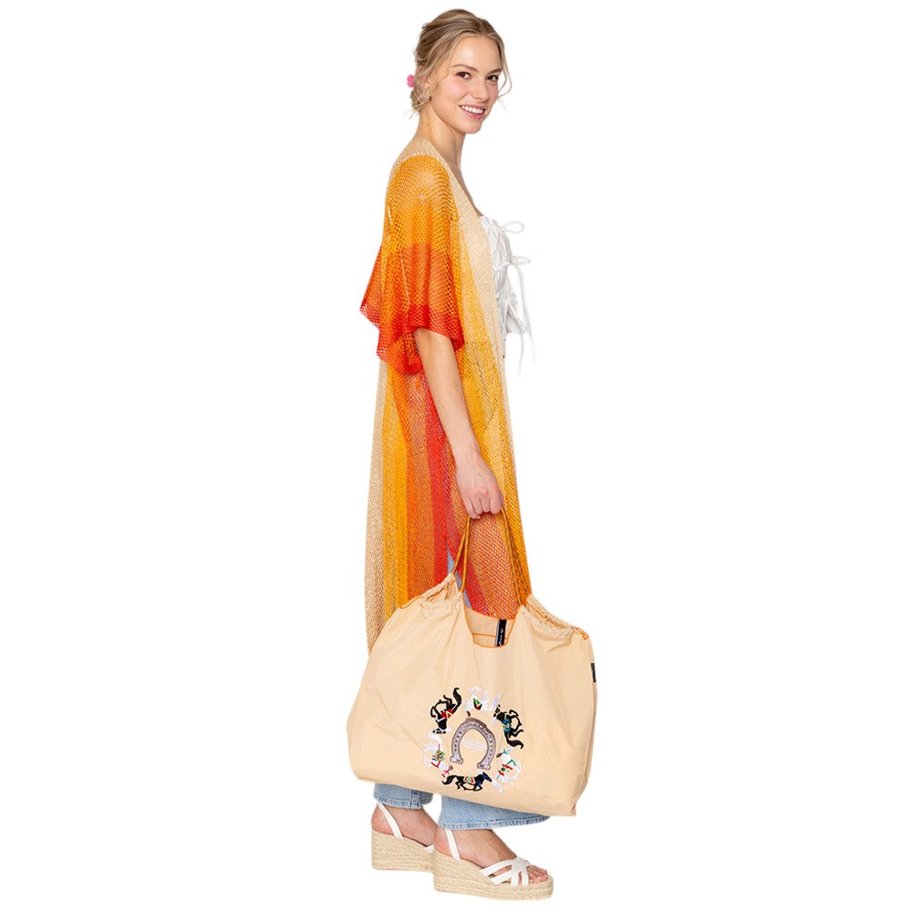 Two Tone Lurex Kimono Poncho