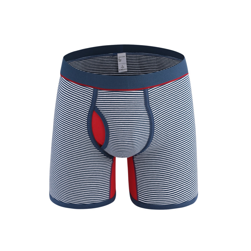 Boxers rayés extensibles pour hommes 
