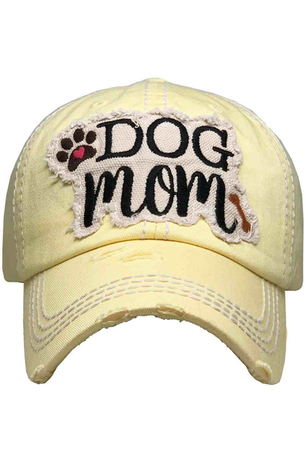 DOG MOM VINTAGE BASEBALL CAP