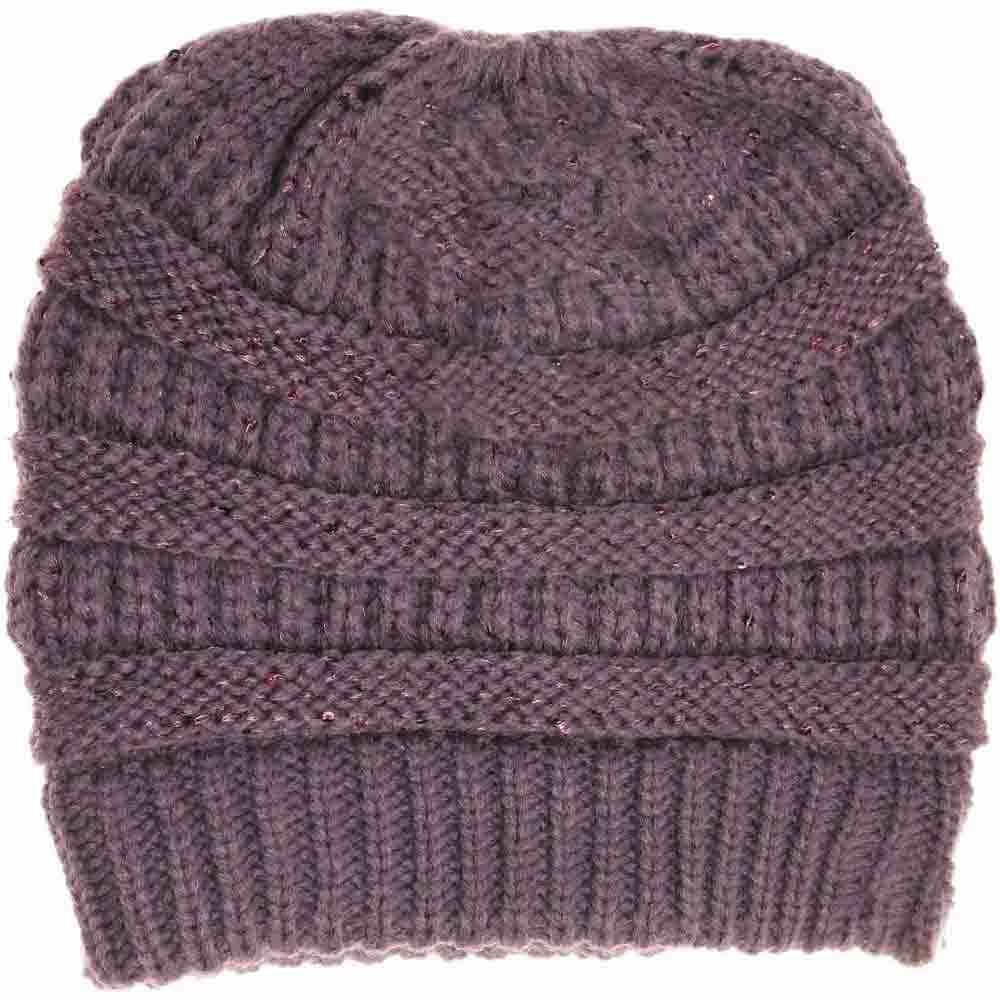 Sequin C.C Beanie Tail Beanie