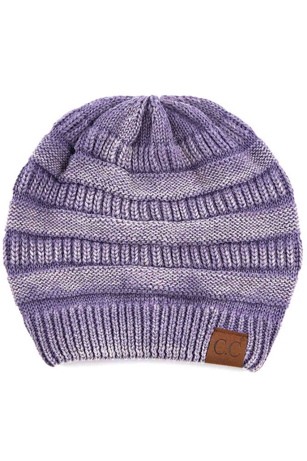 C.C Cotton Washed Ribbed Beanie