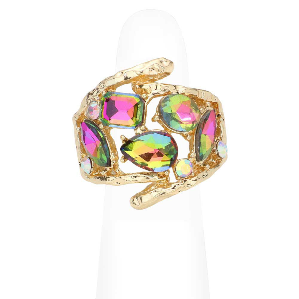 Multi Stone Stretch Ring