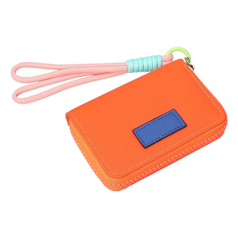 Compact Zip Around Mini Wallet