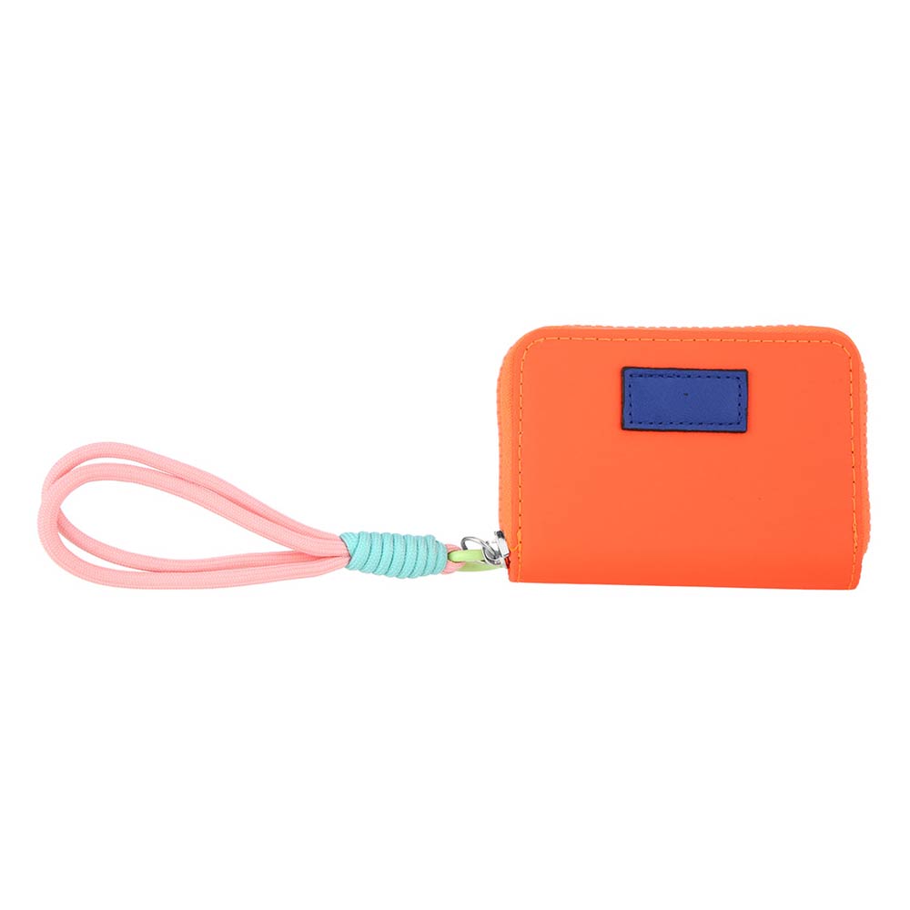 Compact Zip Around Mini Wallet