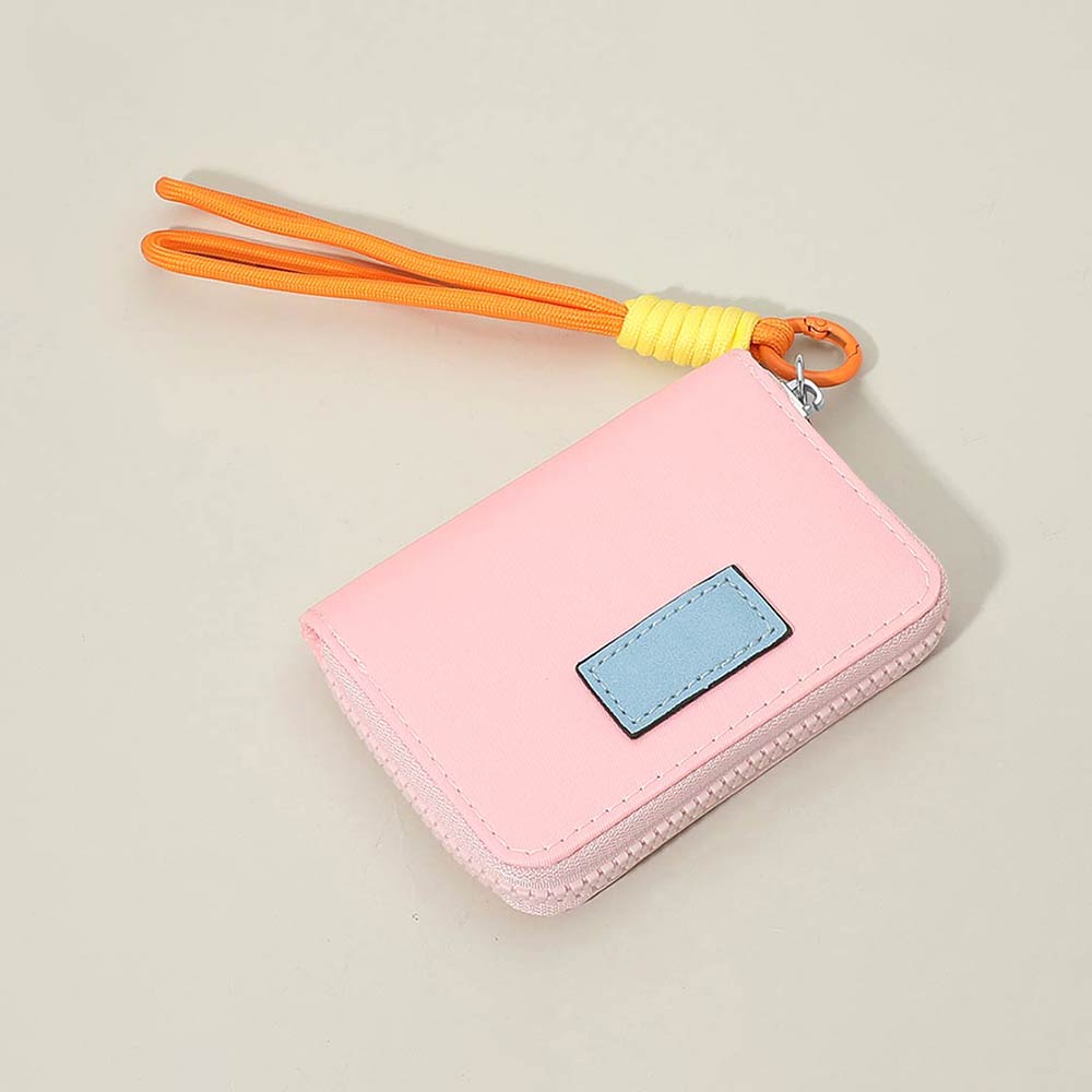 Compact Zip Around Mini Wallet