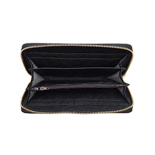 Bling Snake Zipper Wallet