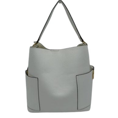 2-in-1 Chic Satchel Side Pocket Bucket Bag with Long Strap