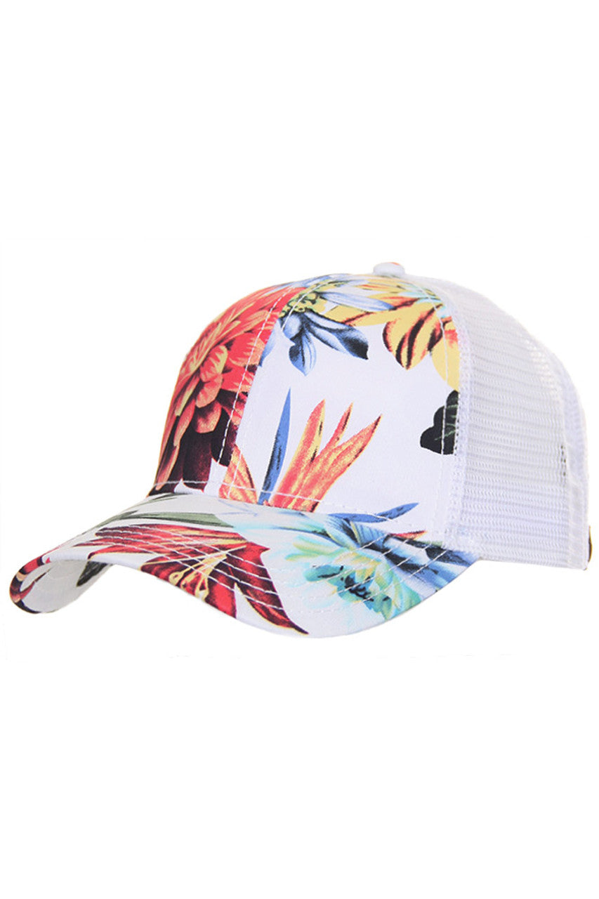 C.C Women's Floral Baseball Cap
