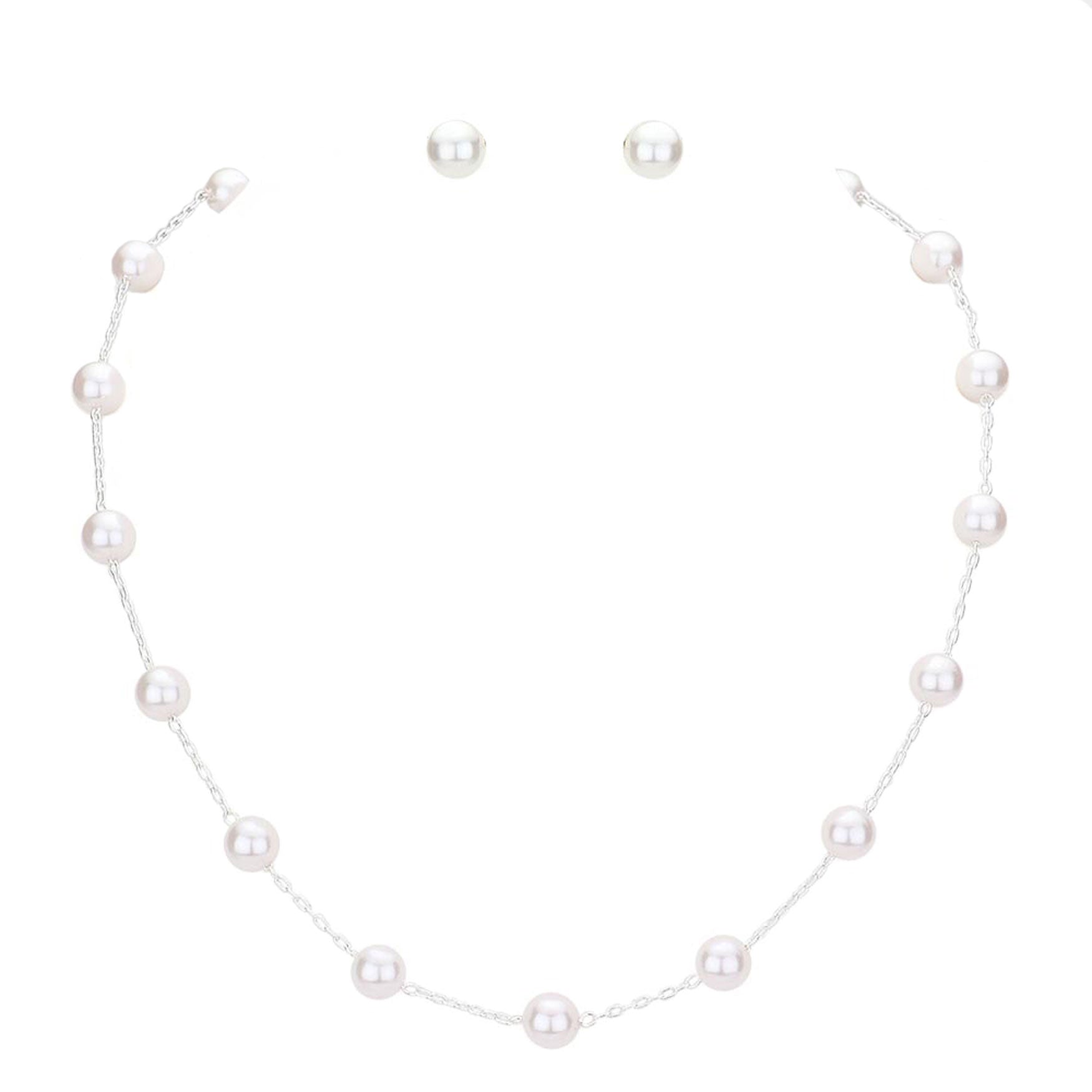 Metal Station Necklace
