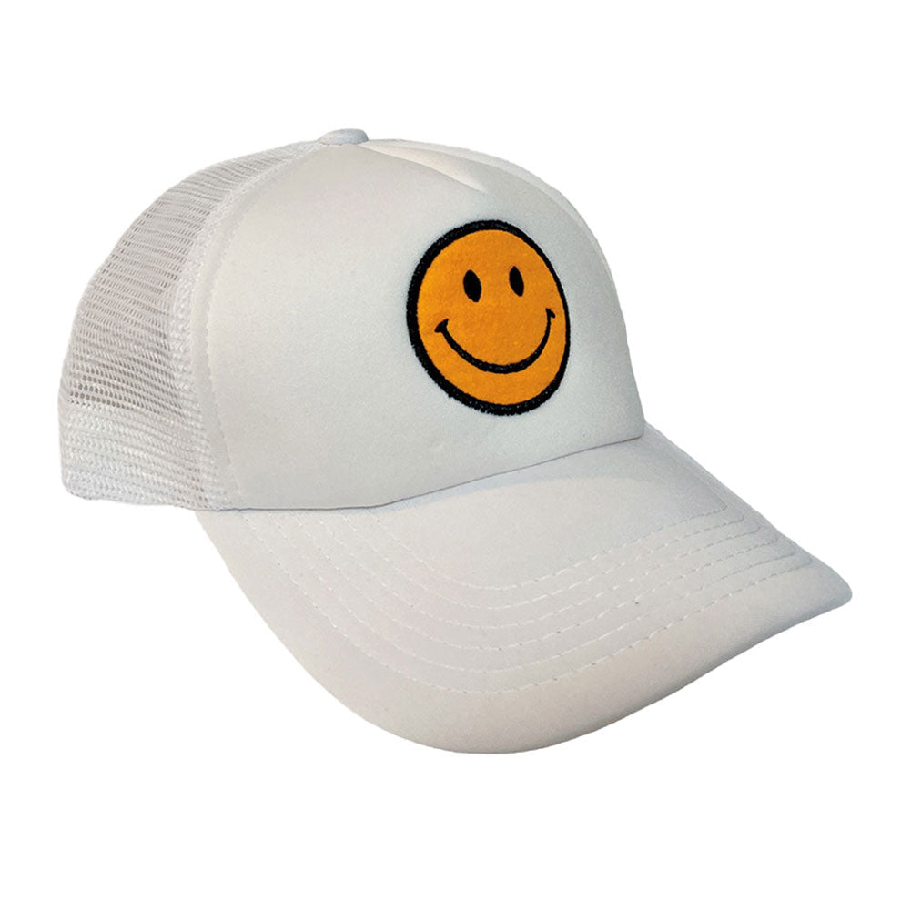 Smile Accented Mesh Back Baseball Cap