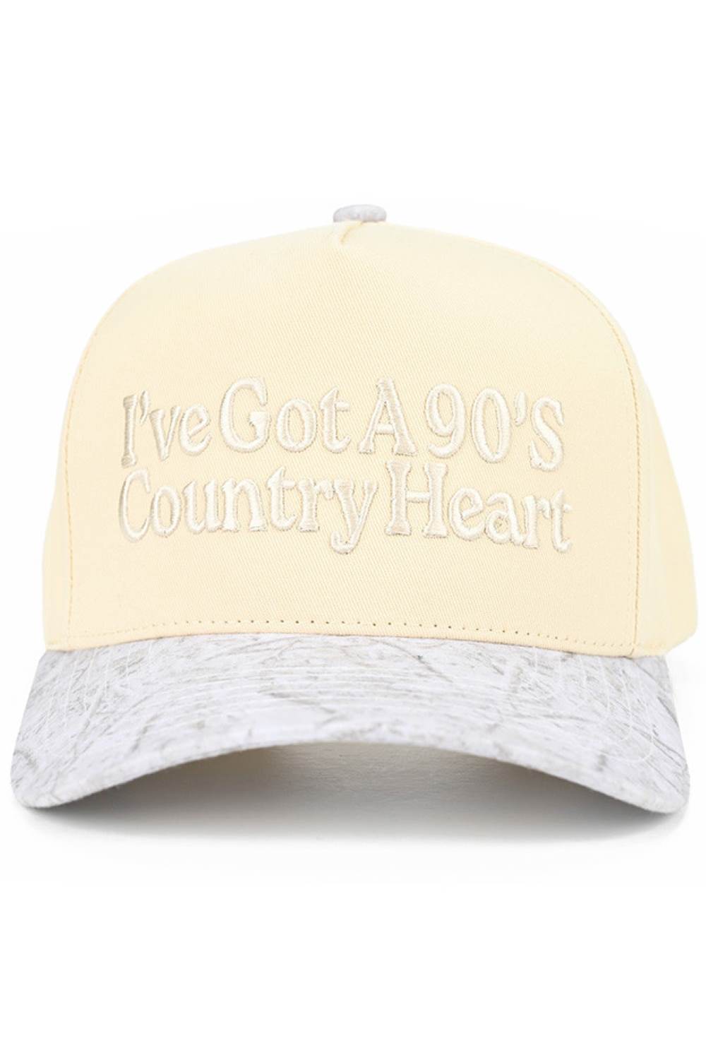 C.C I'VE GOT A 90'S COUNTRY HEART Two Tone Trucker Hat