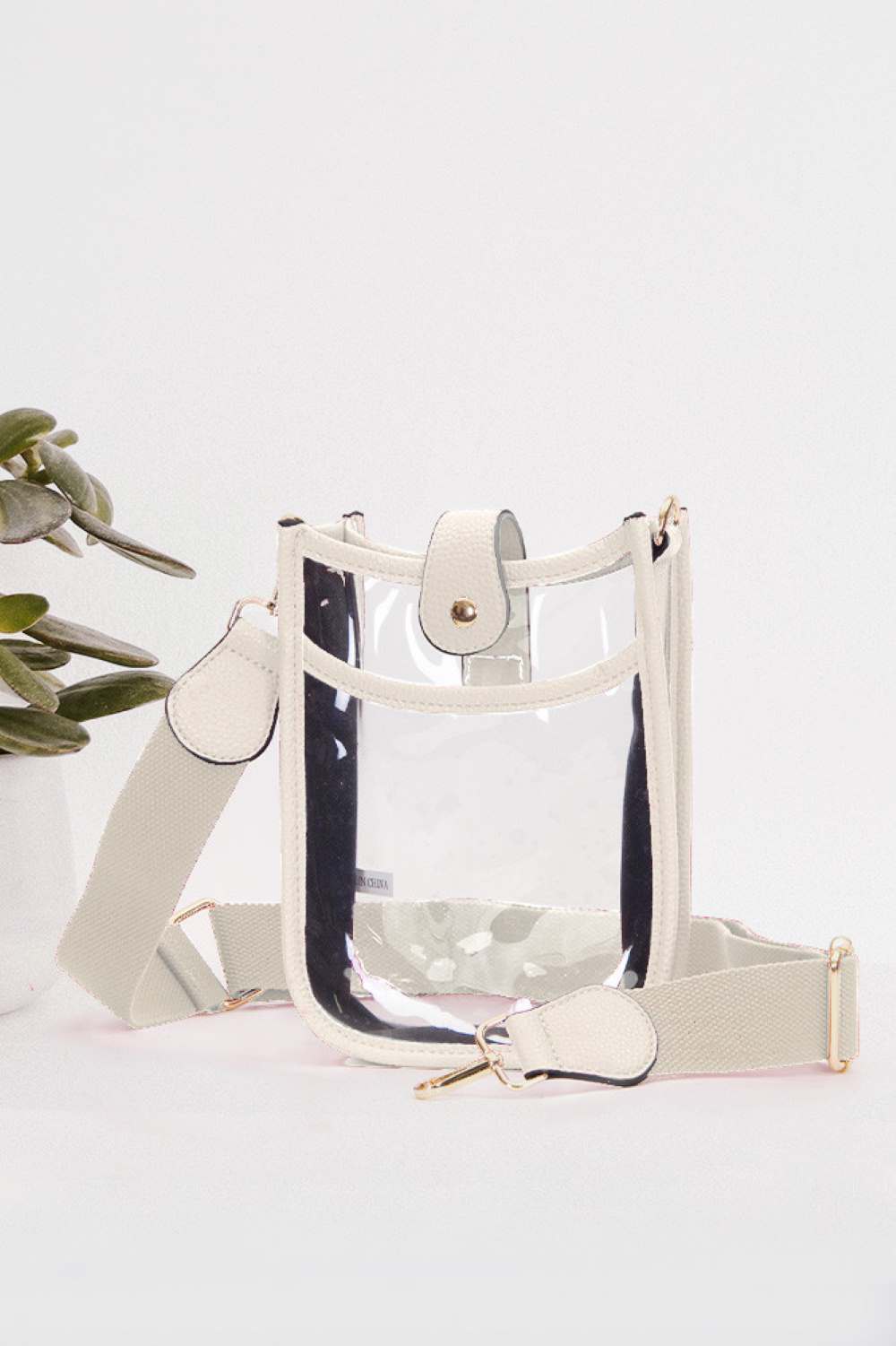 Pretty Clear Stadium Crossbody Mini Bag