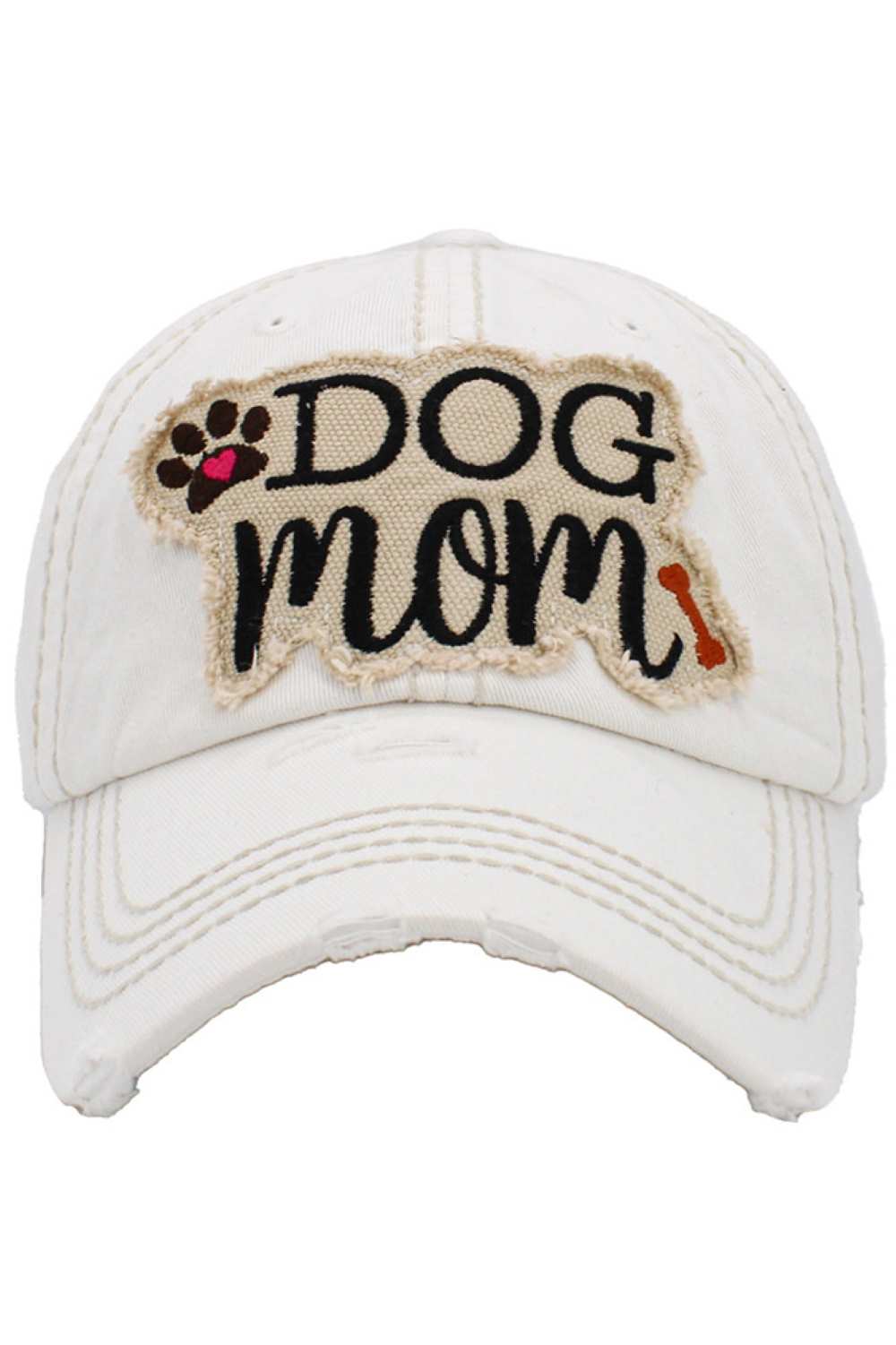 DOG MOM VINTAGE BASEBALL CAP